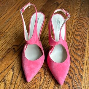 Giorgio Armani Pointed Toe Cutout Stiletto Pump - EUC